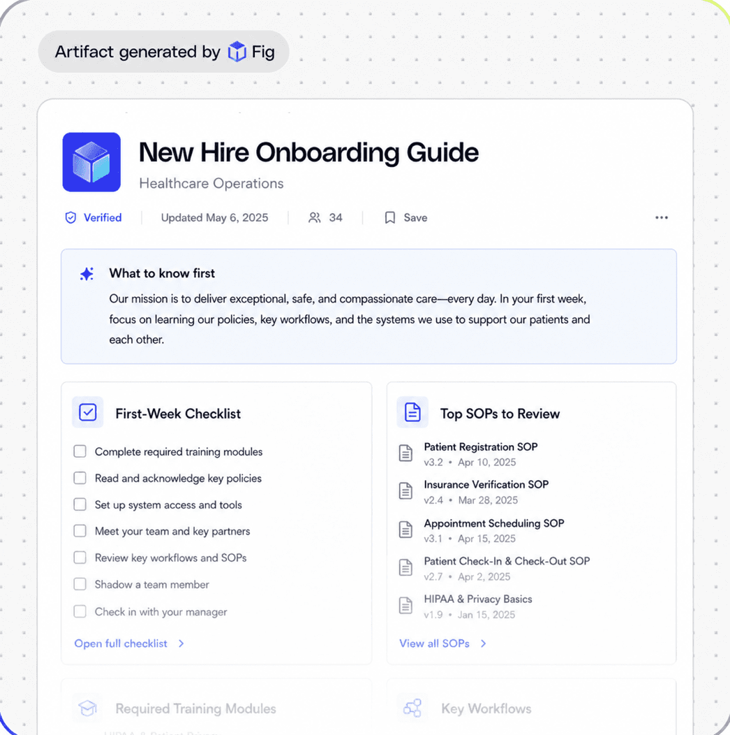 Fig helping healthcare teams simplify onboarding and training