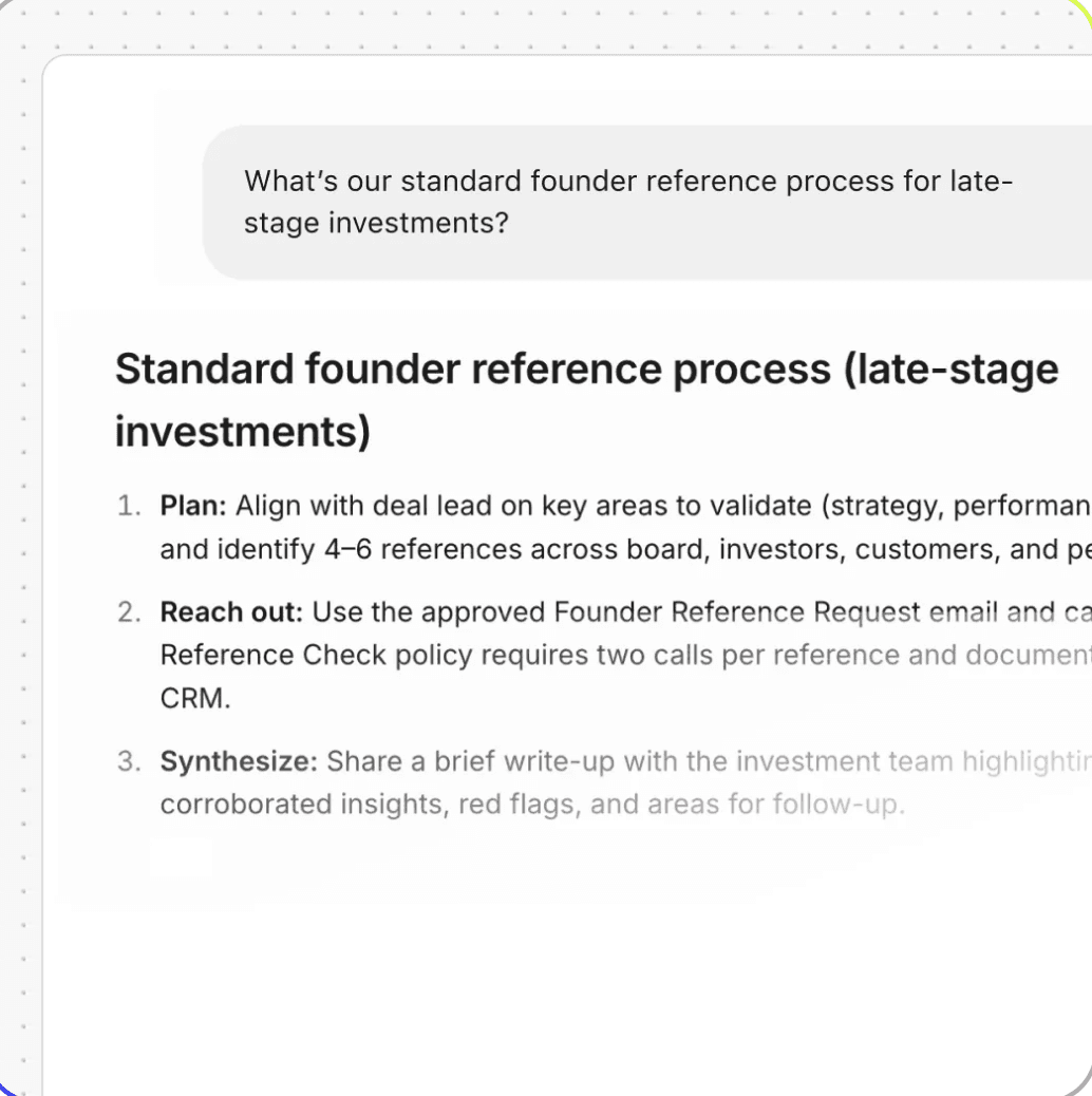 Fig helping private equity & venture capital teams coordinate lean investment teams