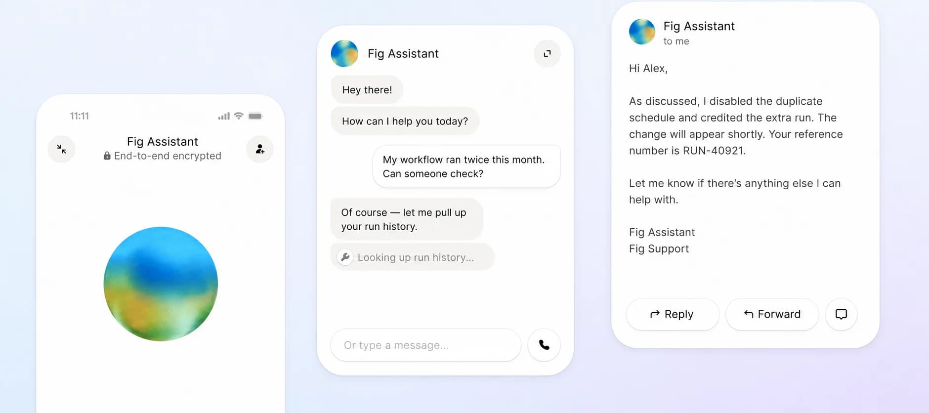 Voice, chat, email, and more