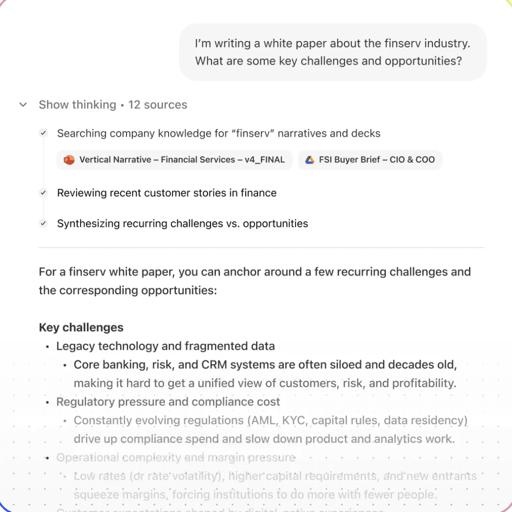 Fig researching a financial services white paper