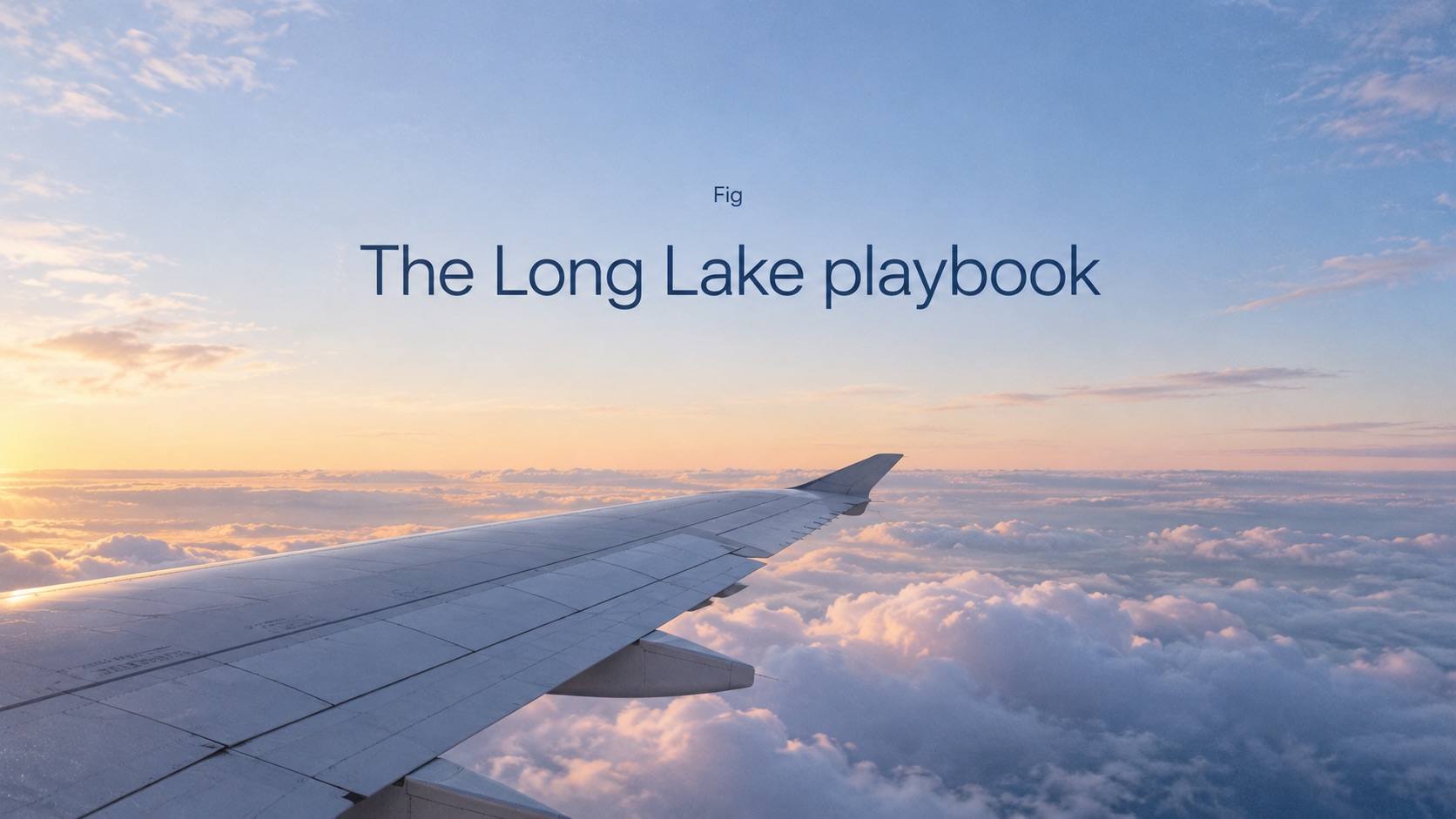 The Long Lake playbook, a Fig analysis of the AI roll-up model behind the Amex GBT take-private.