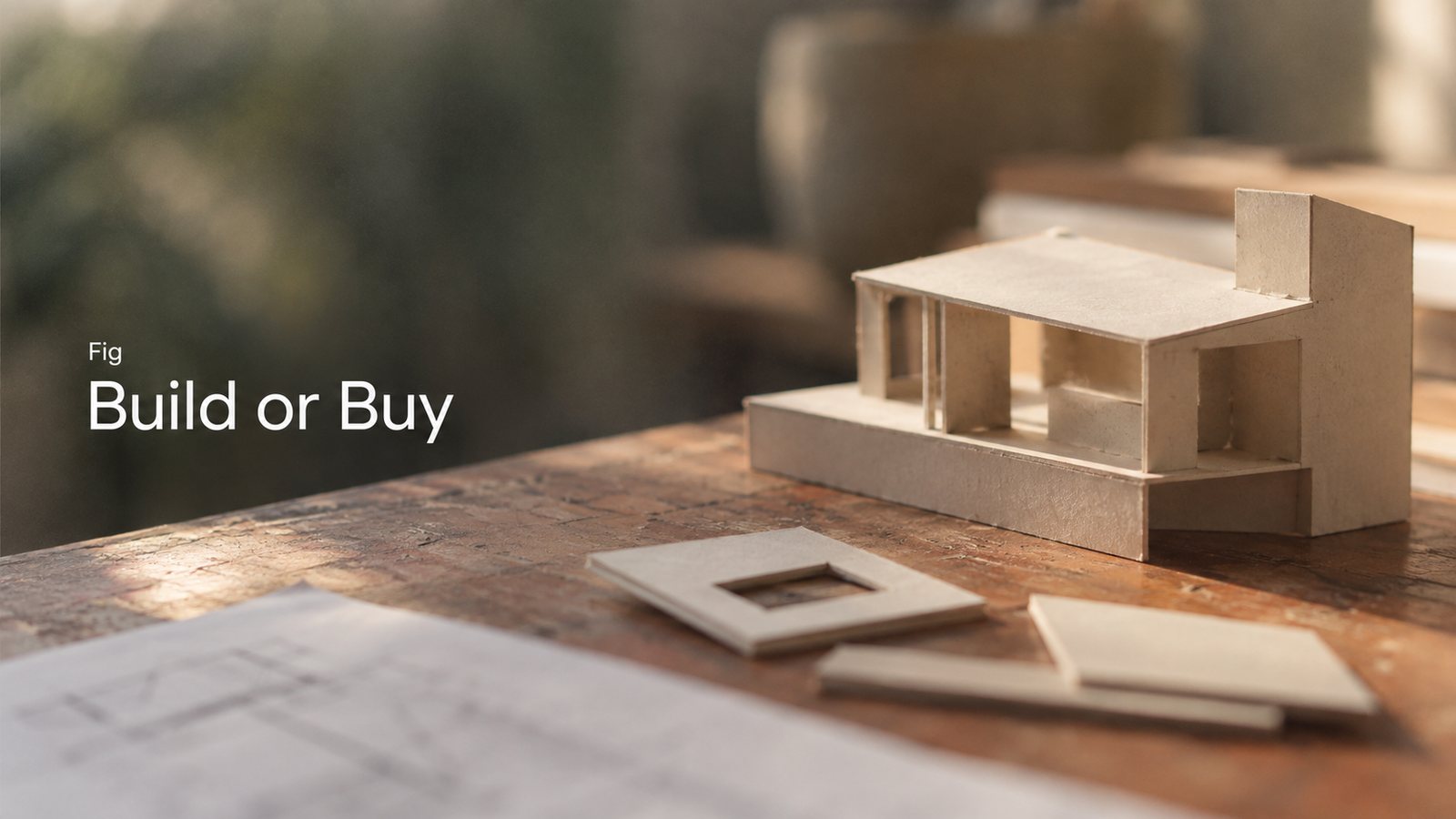 Build or buy, a Fig post on which parts of an AI program to rent and which to own.